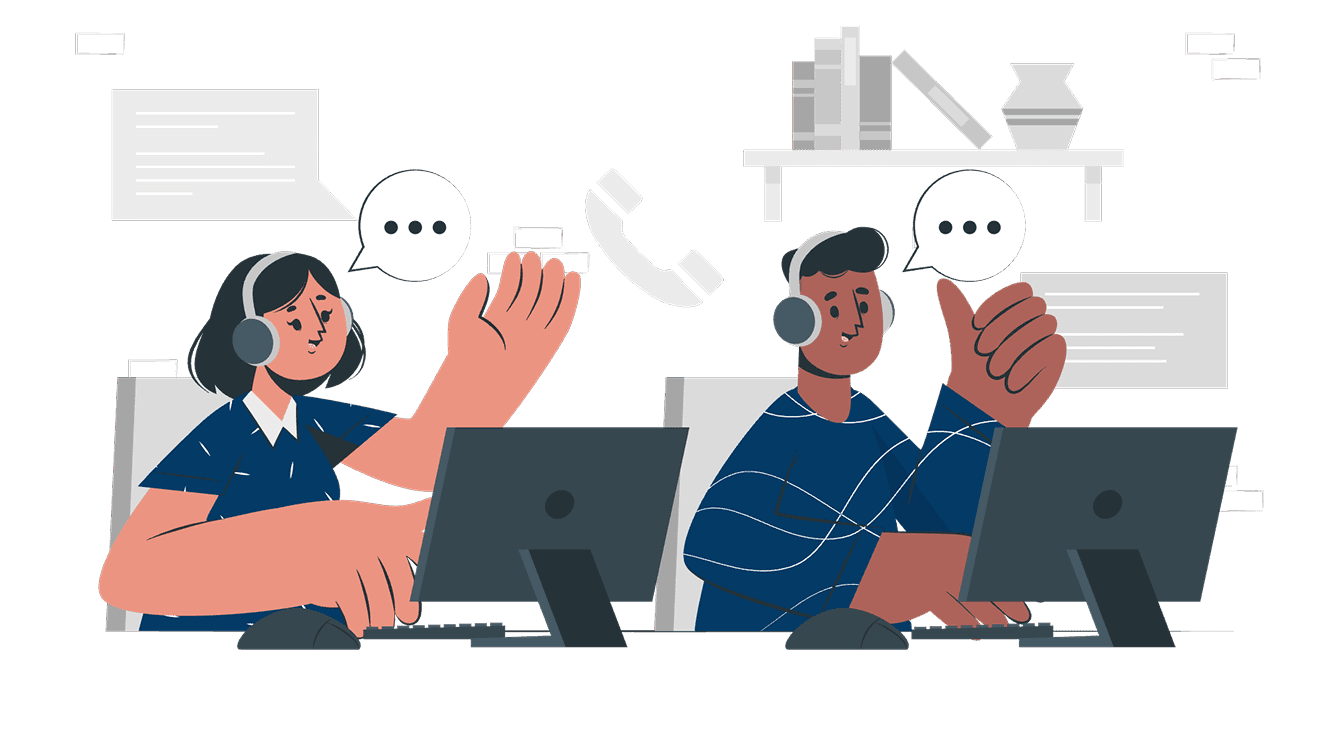 Contact us illustration